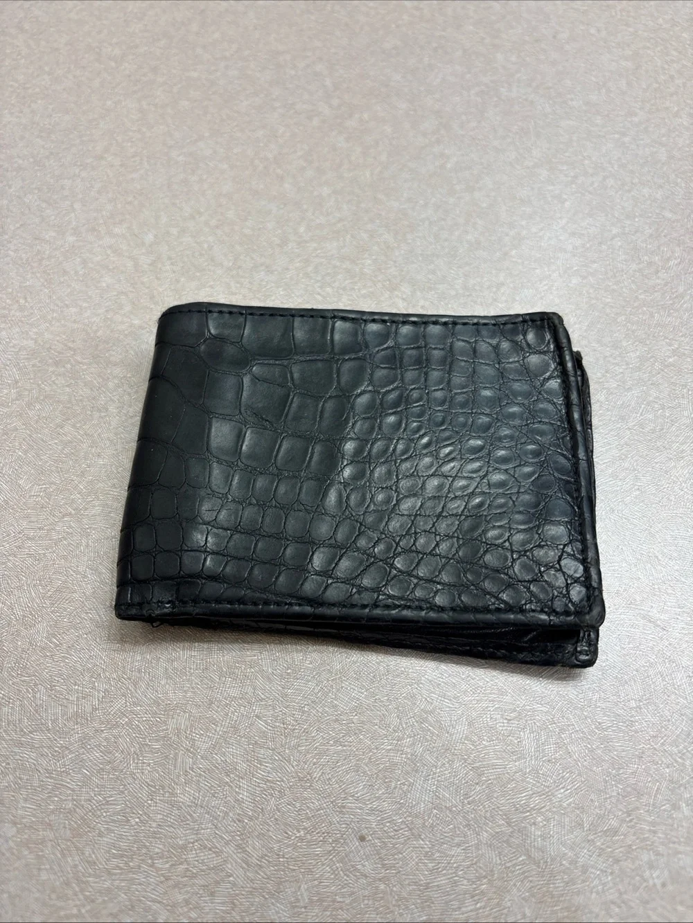 LAI Genuine American Alligator Leather Bi Fold Wallet Billfold Men’s USA Made